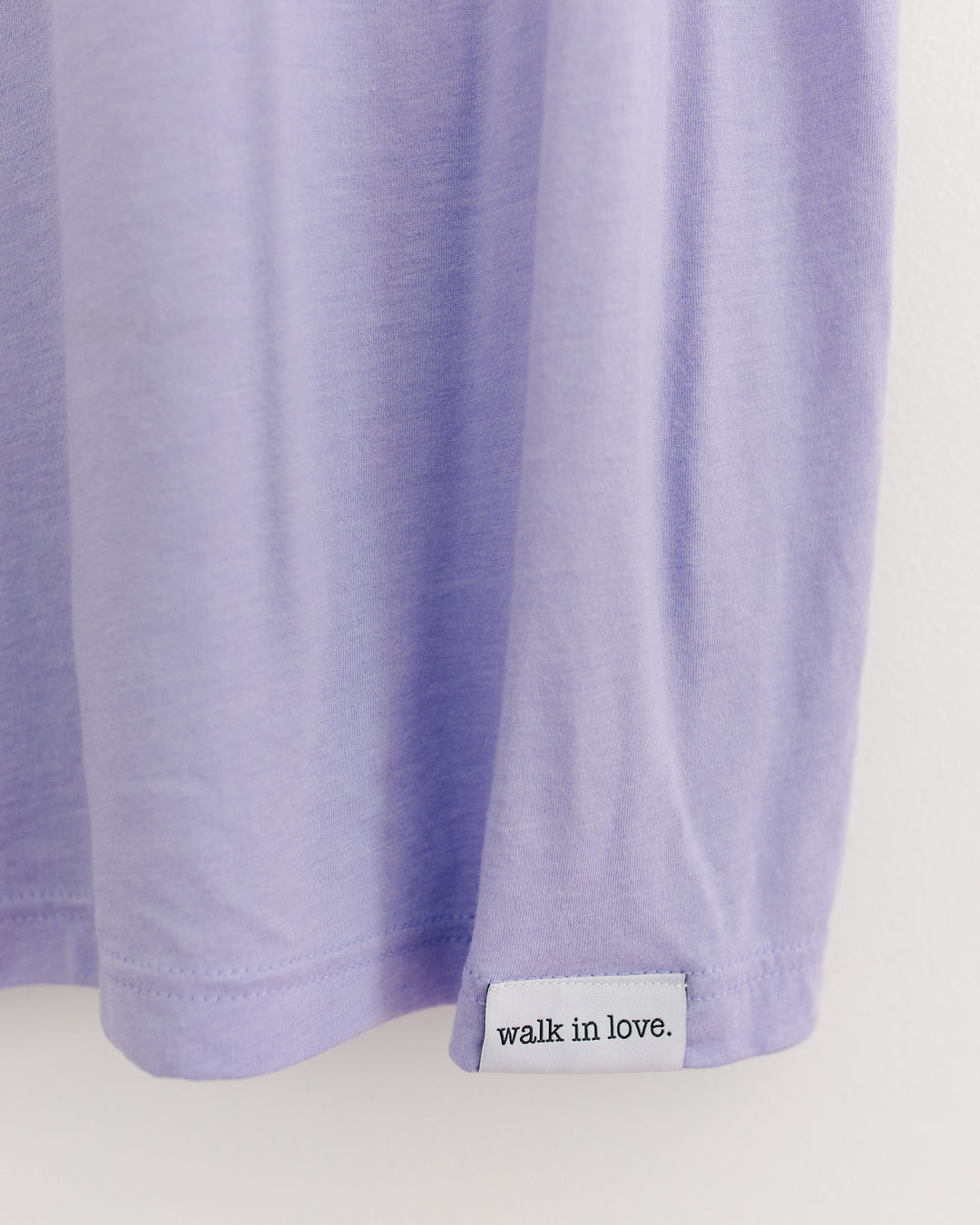 walk in love. Original Lavender Tee