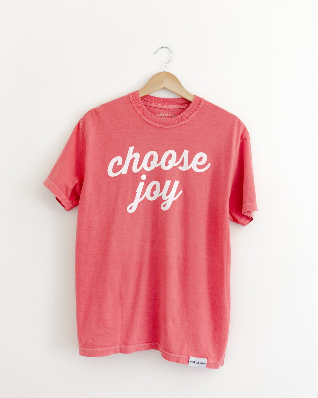 Choose Joy Watermelon Vintage Washed Tee