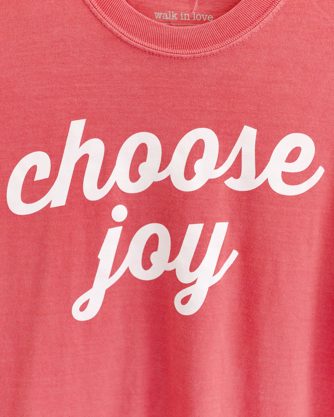 Choose Joy Watermelon Vintage Washed Tee