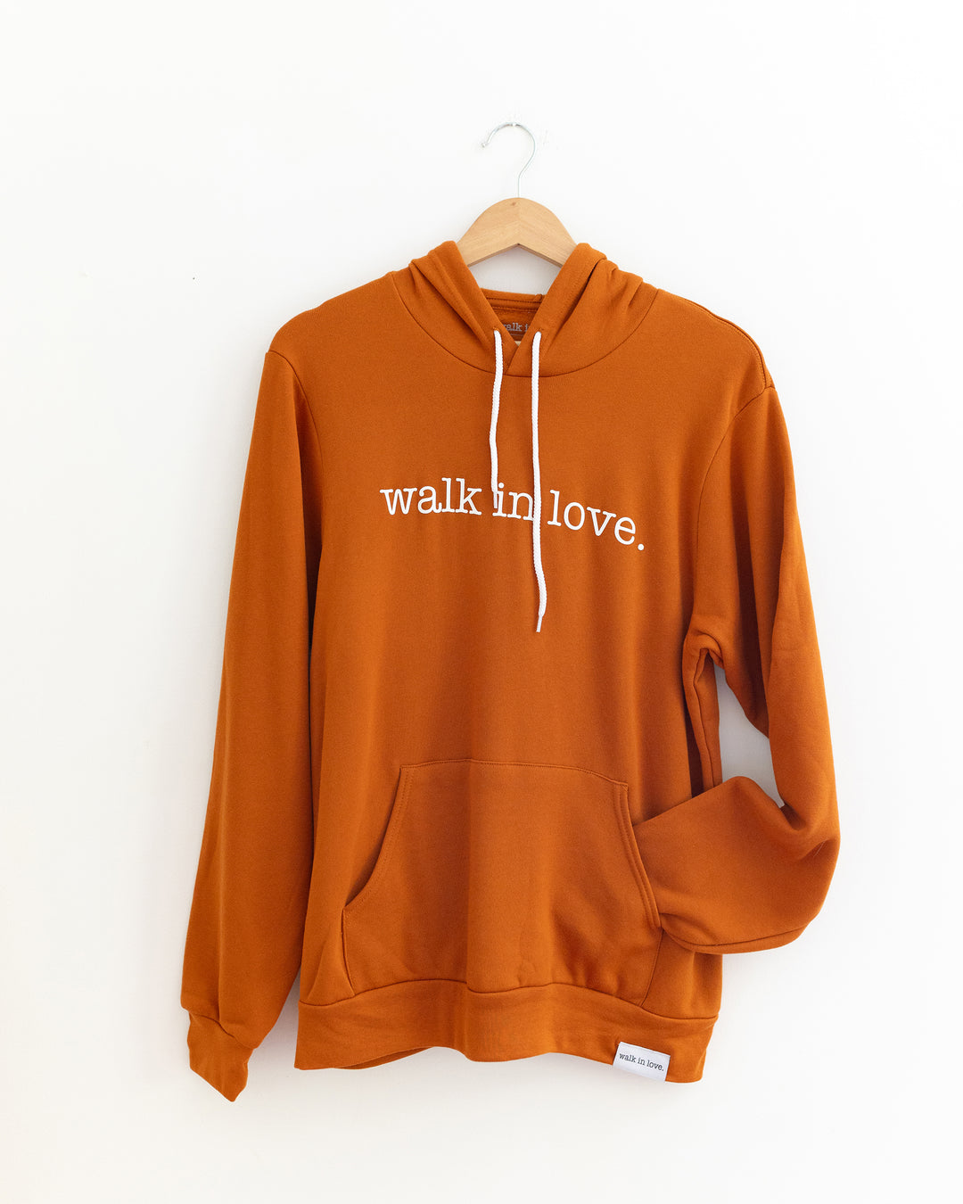 walk in love. Original Autumn Hoodie