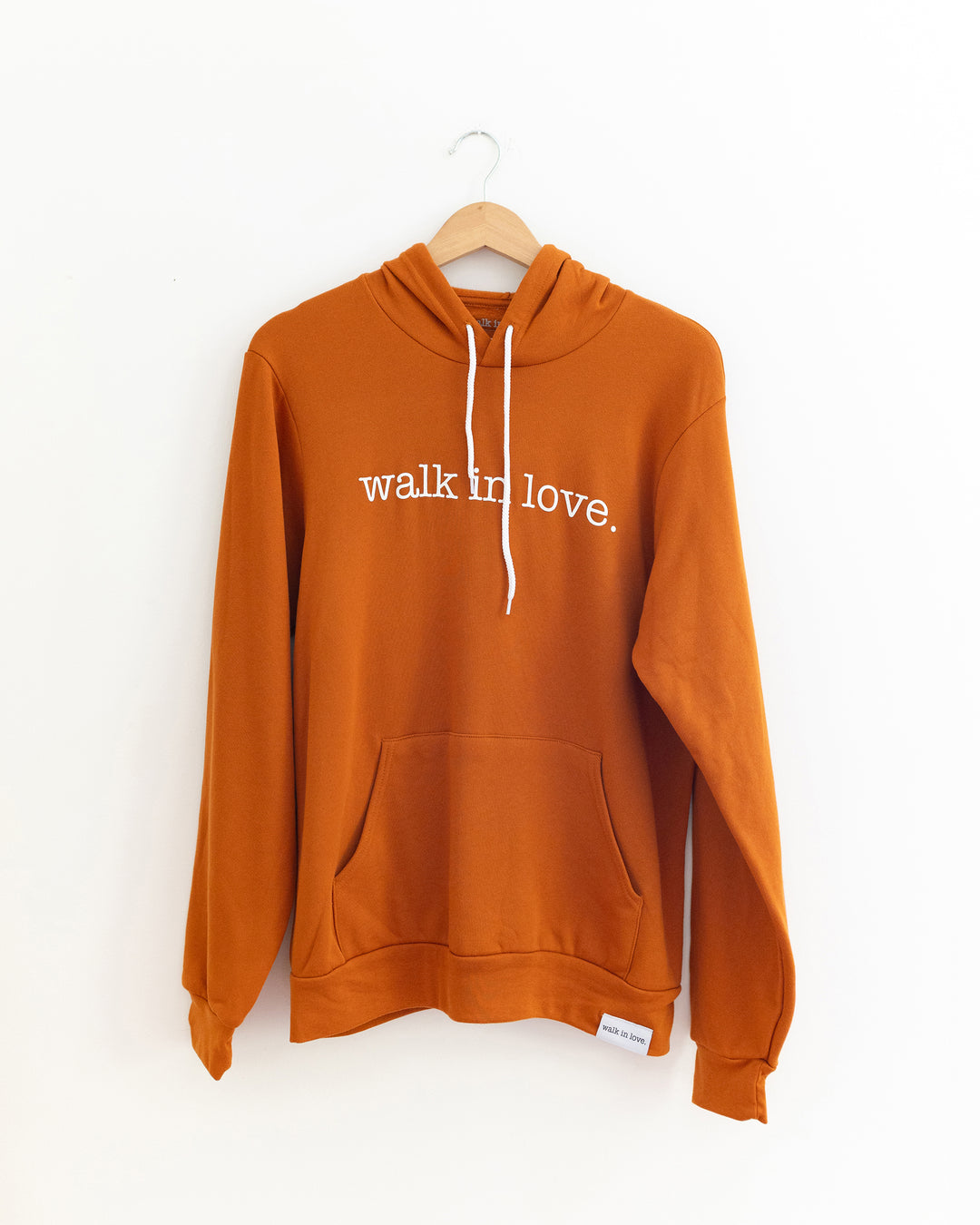 walk in love. Original Autumn Hoodie
