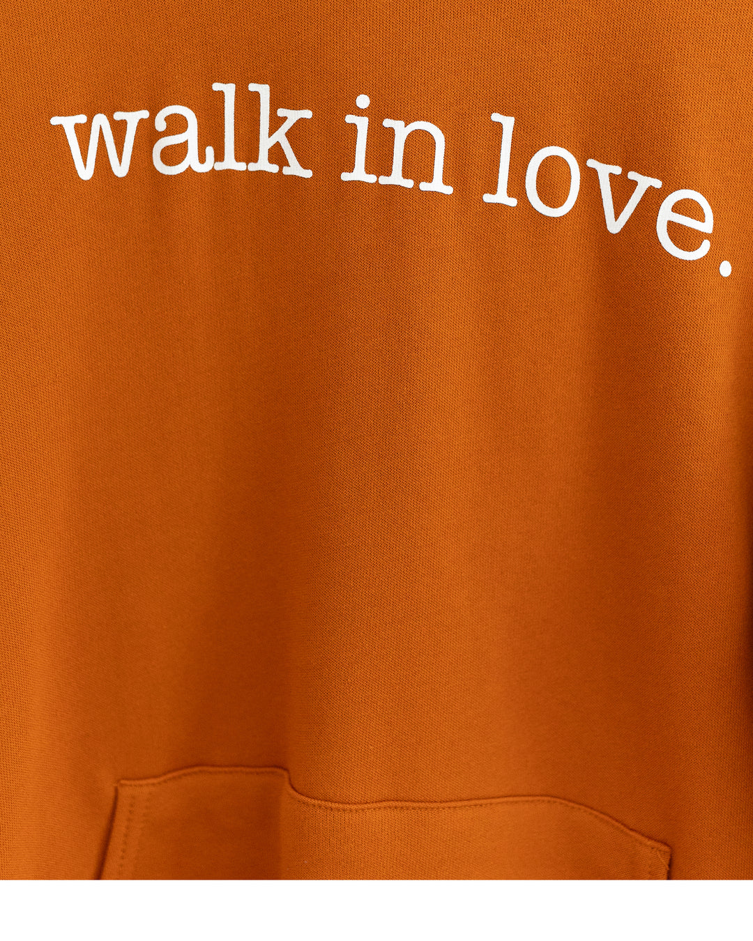 walk in love. Original Autumn Hoodie