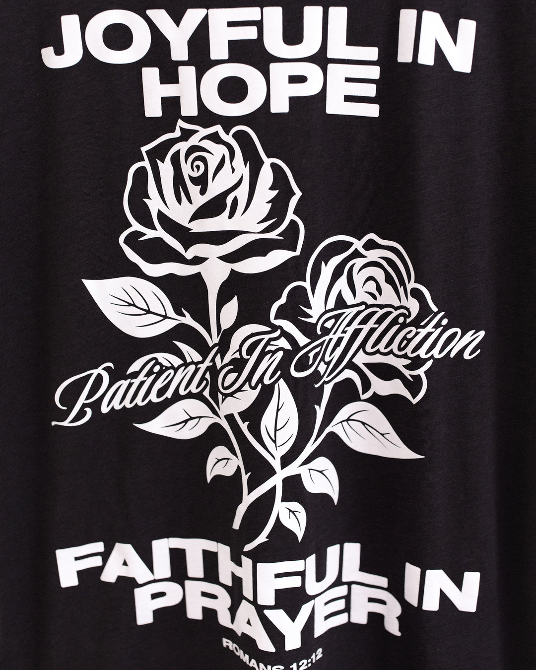 Joyful in Hope Dark Gray Tri-Blend Tee
