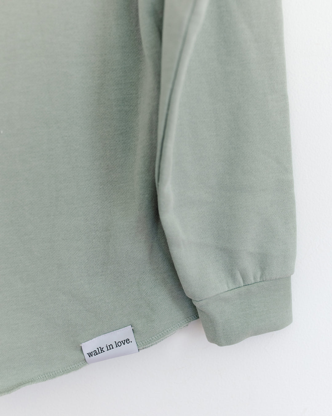 Love One Another Sage Wave Wash Women's Pullover Hoodie