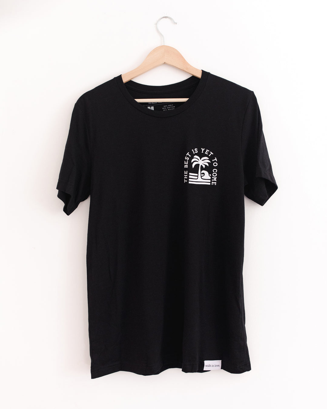 Best is Yet To Come Black Tri-Blend Tee