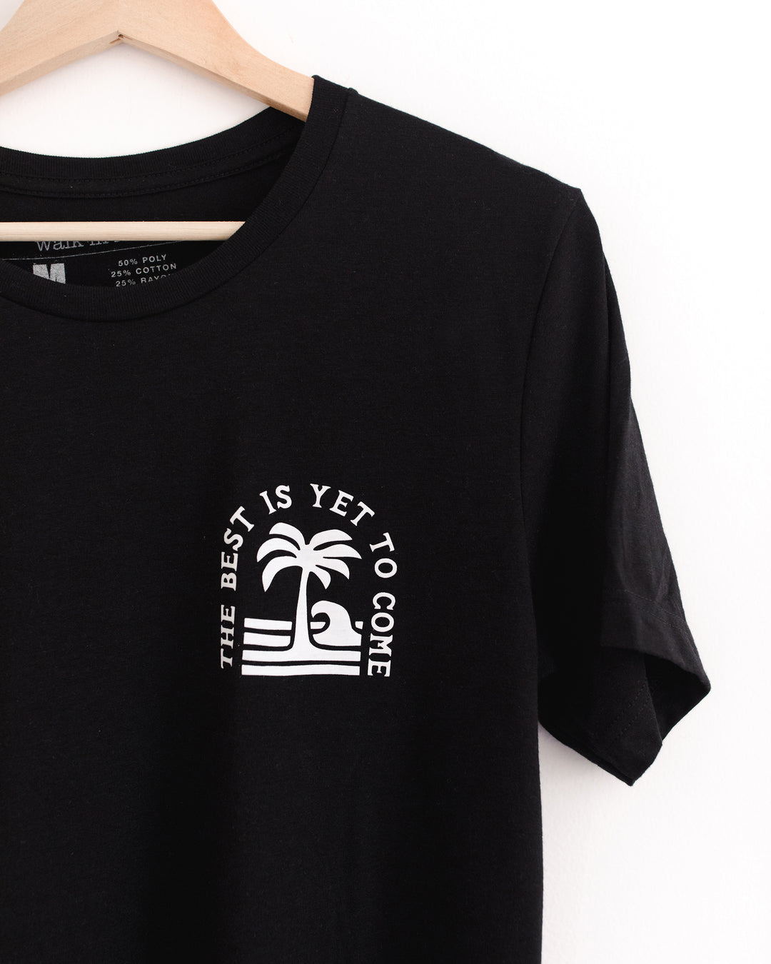 Best is Yet To Come Black Tri-Blend Tee