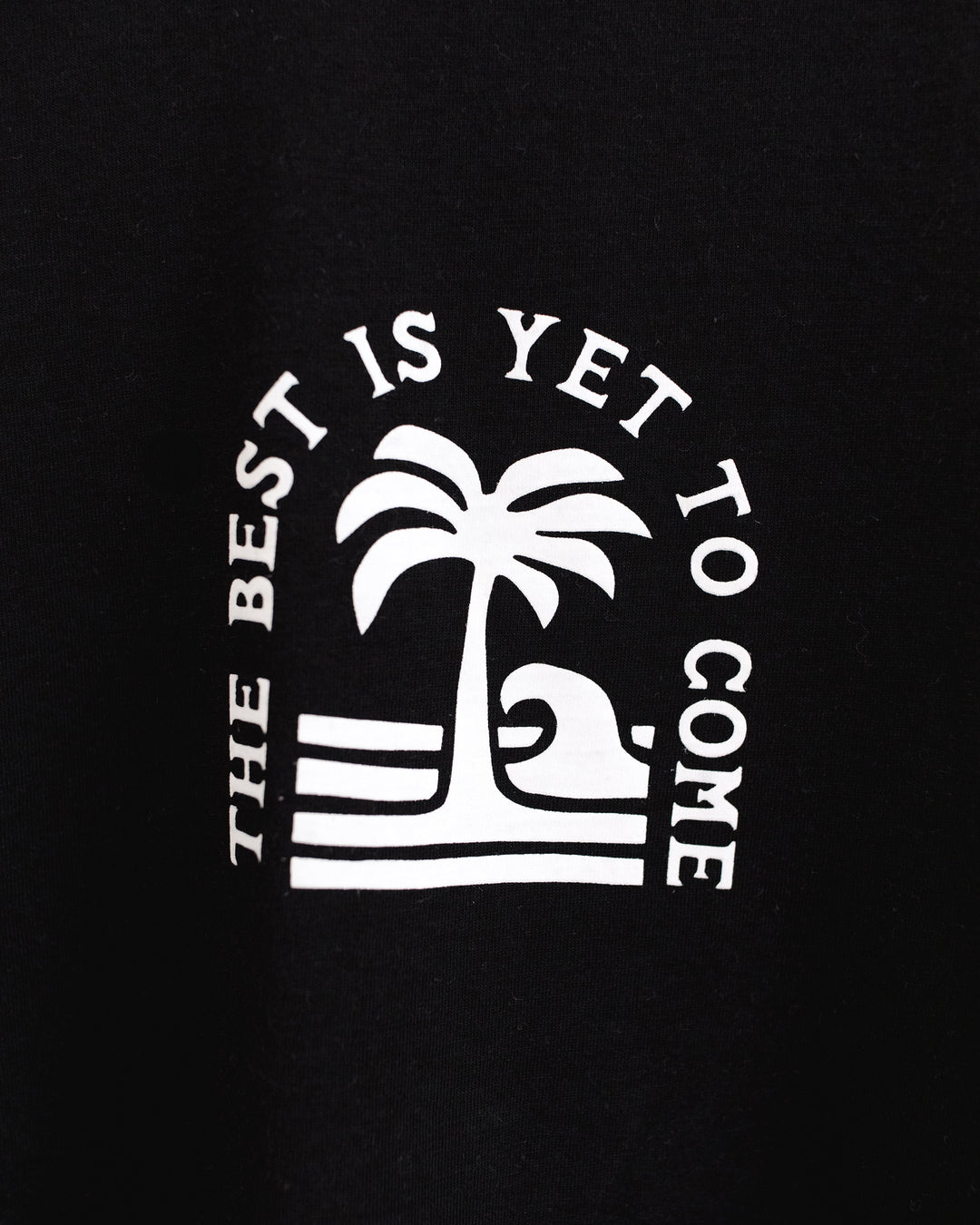 Best is Yet To Come Black Tri-Blend Tee