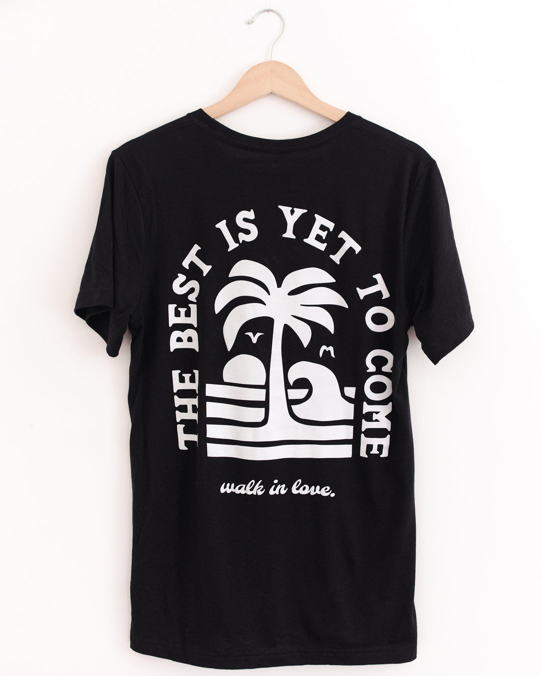Best is Yet To Come Black Tri-Blend Tee