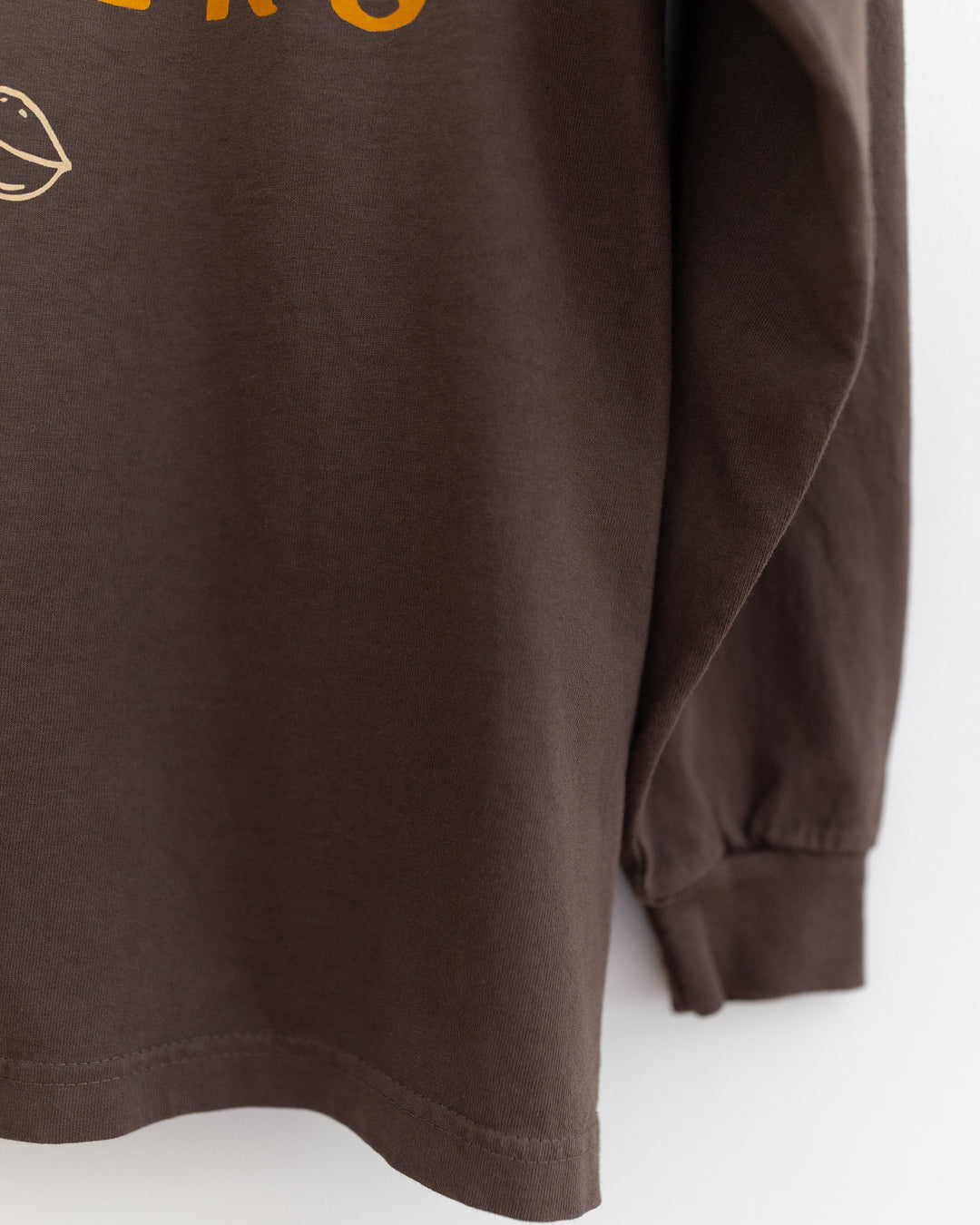 Consider the Wildflowers Heavyweight Mocha Long Sleeve Tee