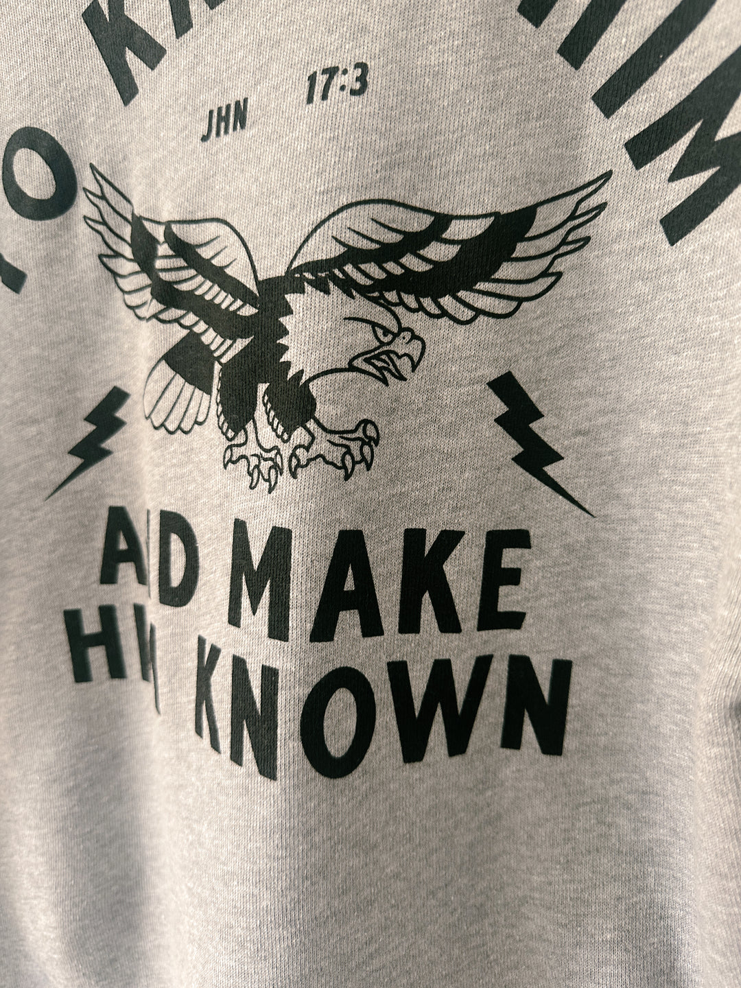 Make Him Known Gray Hoodie