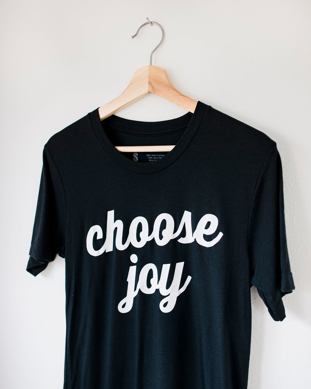 Choose Joy Black Tri-Blend Tee