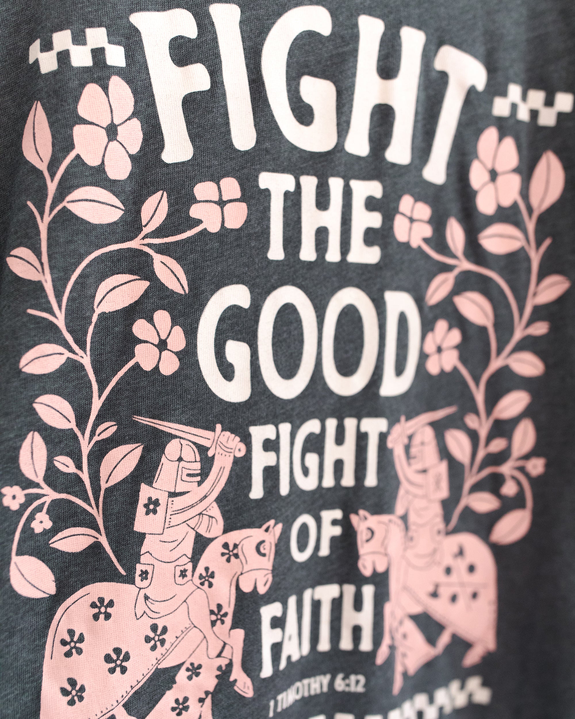 Fight the Good Fight Vintage Coal Keeper Tee