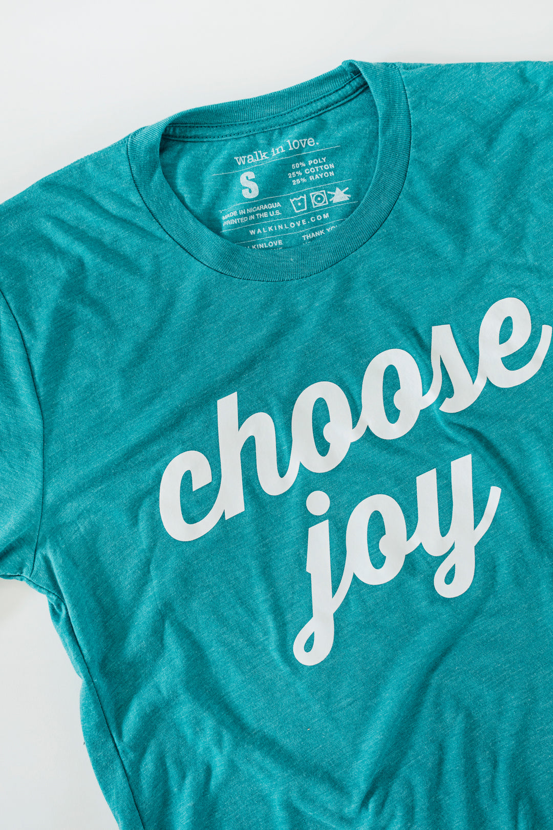 Choose Joy Teal T-Shirt