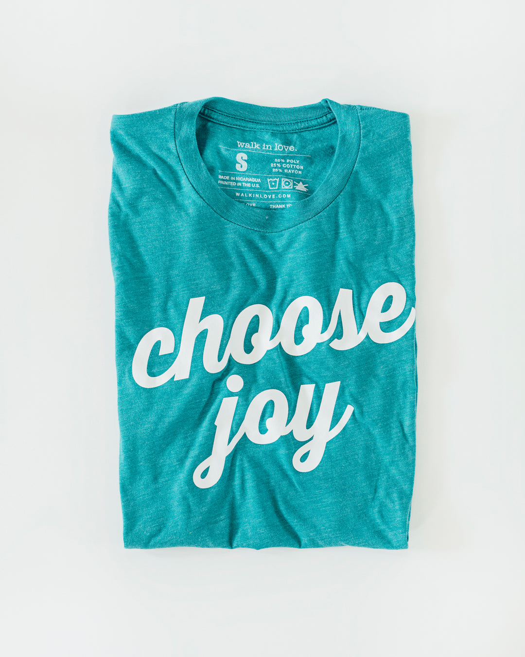 Choose Joy Teal T-Shirt