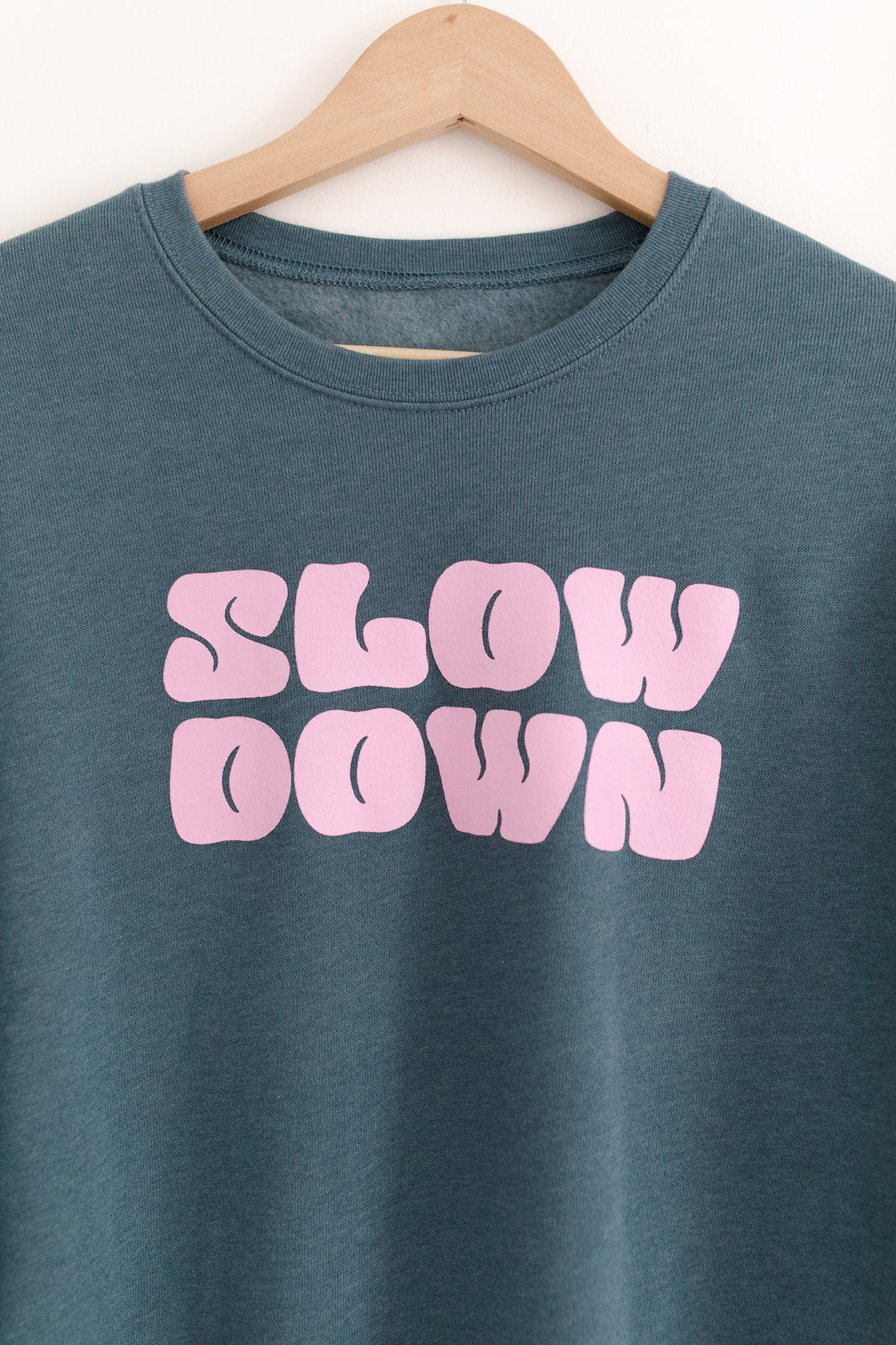 Slow Down Heather Slate Sweatshirt