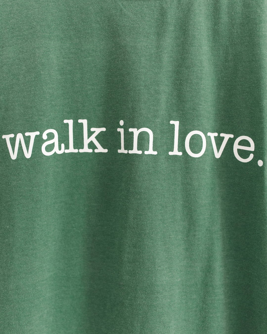 walk in love. Original Light Green Vintage Washed Tank