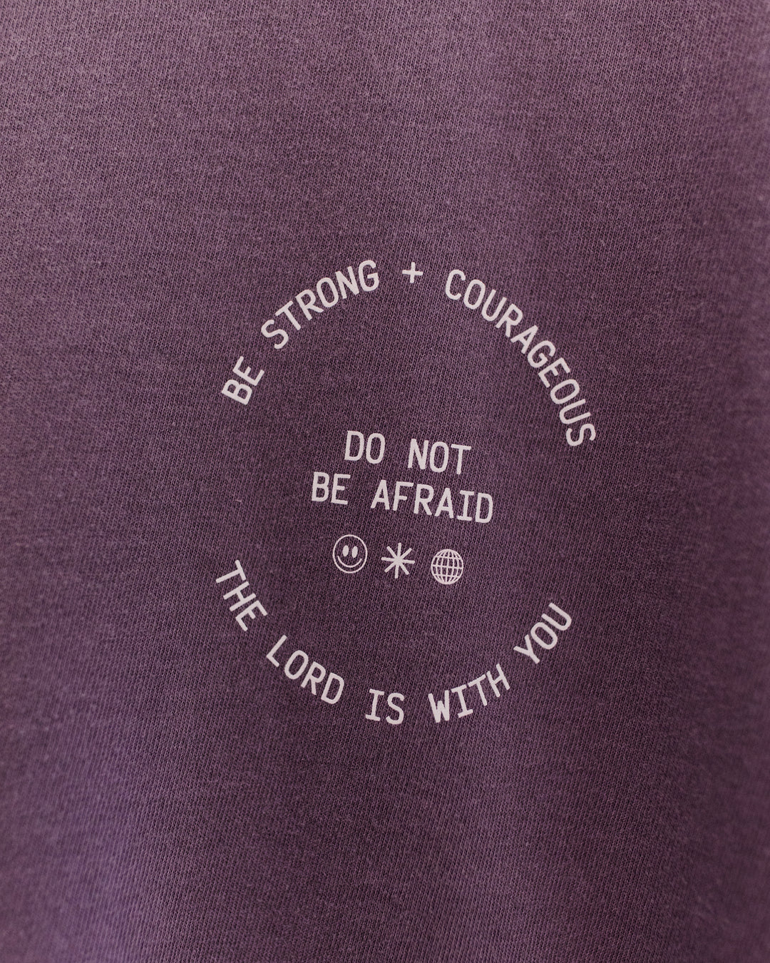 Be Strong Wine Vintage Washed Tee