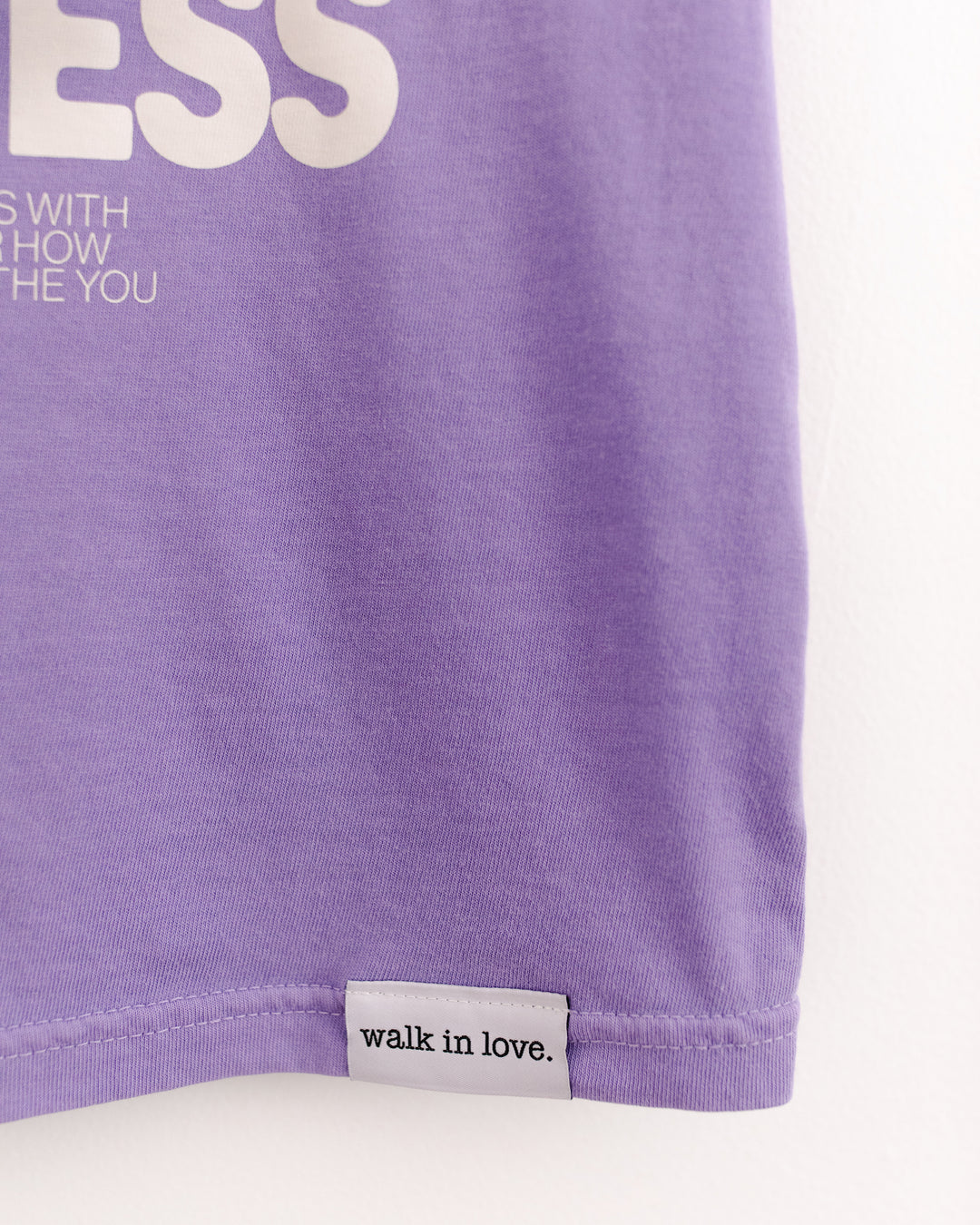 Surrounded By His Goodness Violet Vintage Washed Youth Tee