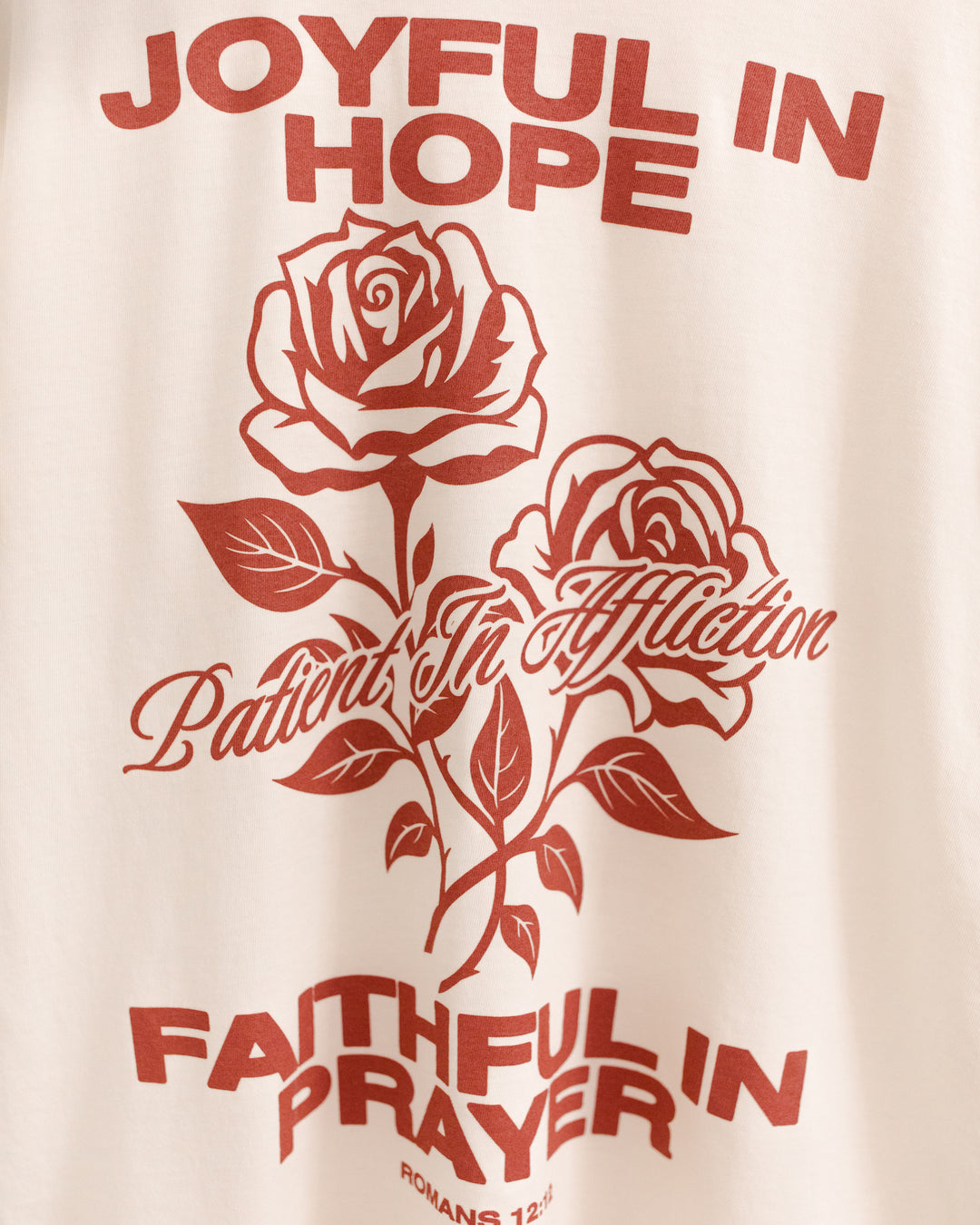 Joyful in Hope Ivory Vintage Washed Tee