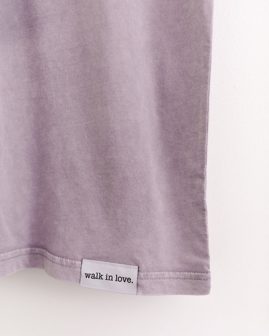 Let Grace Abound Orchid Stone Wash Tee