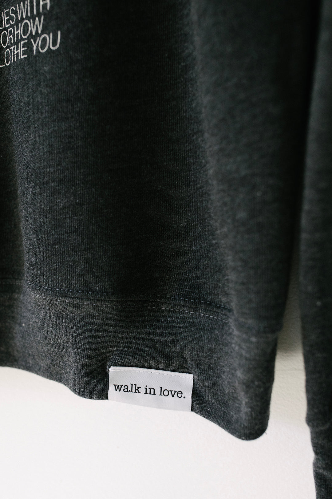 Surrounded by His Goodness Dark Heather Sweatshirt