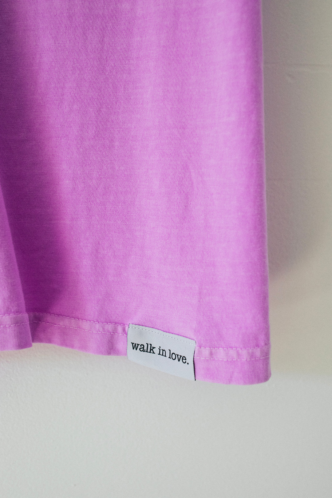 Choose Joy Embroidered Vintage Washed Neon Violet Tee