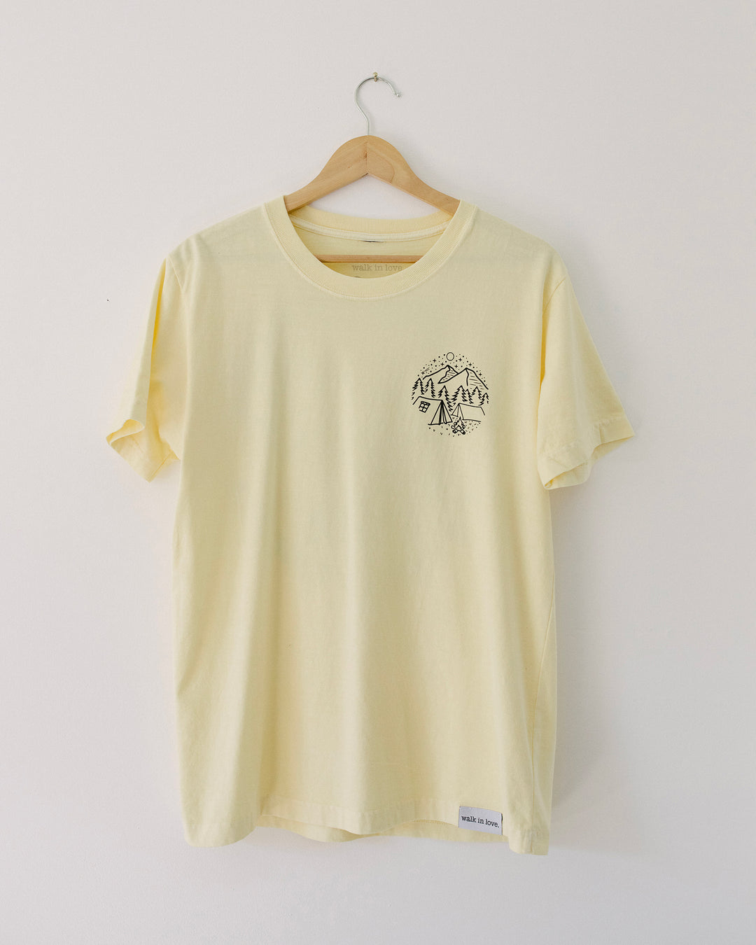 Climb Together Vintage Washed Buttermilk Tee