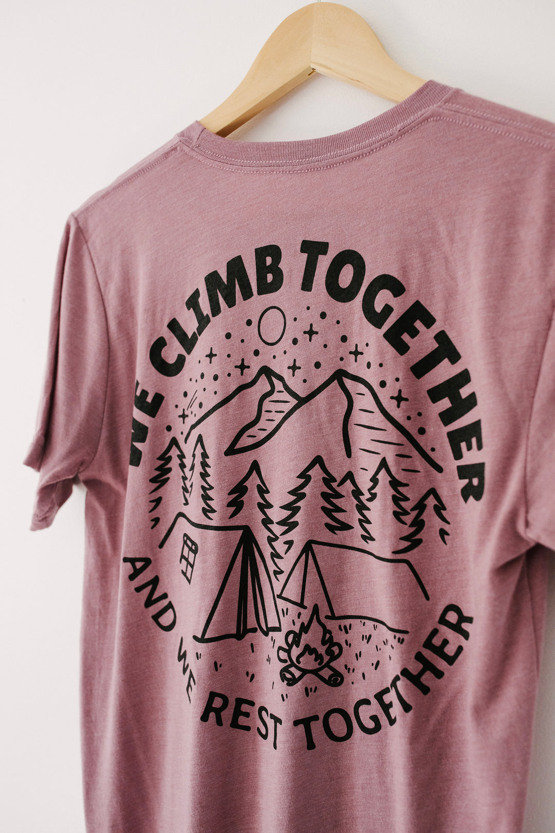 Climb Together Orchid Tri Blend Tee