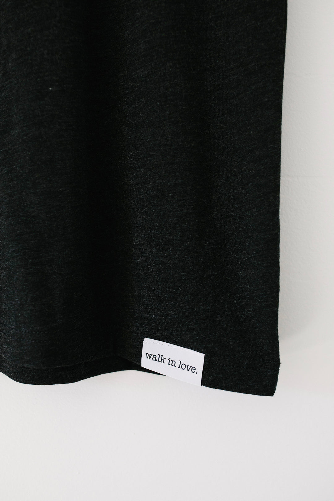 walk in love. Original Charcoal Tri Blend Tee