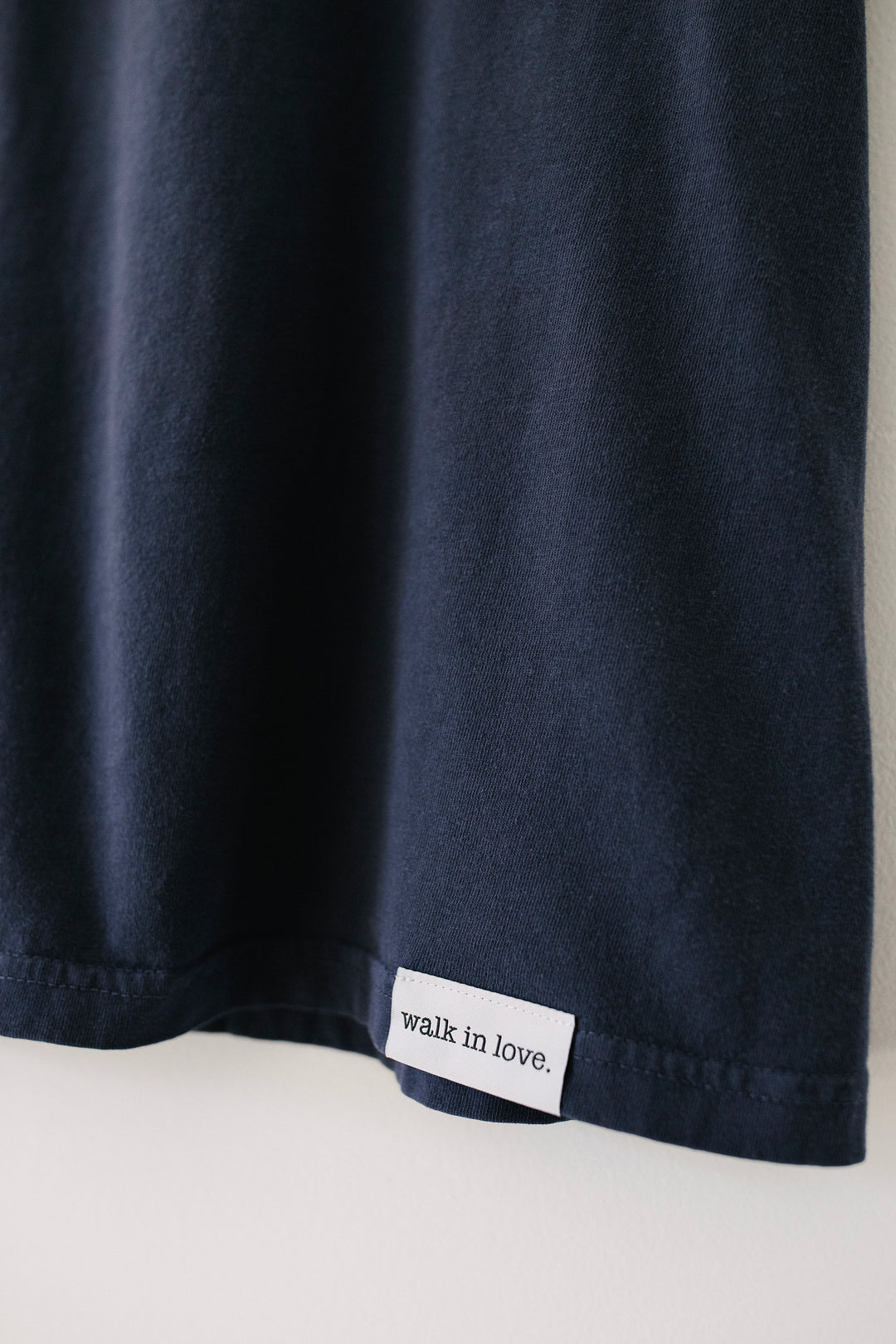 Enough for Today Navy Vintage Washed Tee