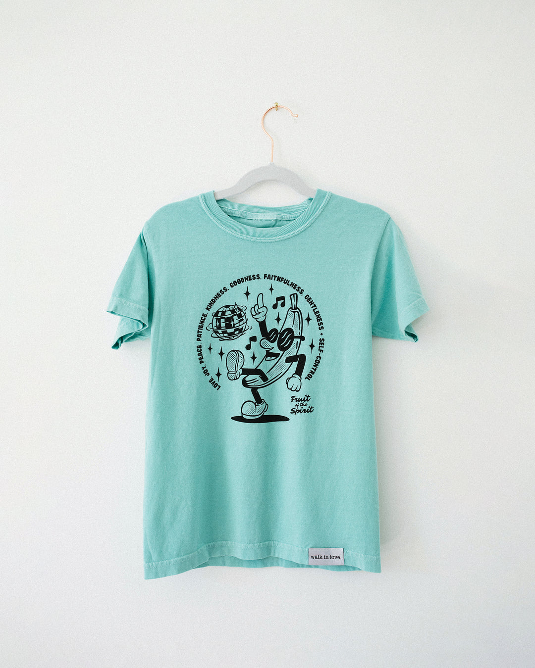 Fruit of the Spirit Mint Vintage Washed Youth Tee