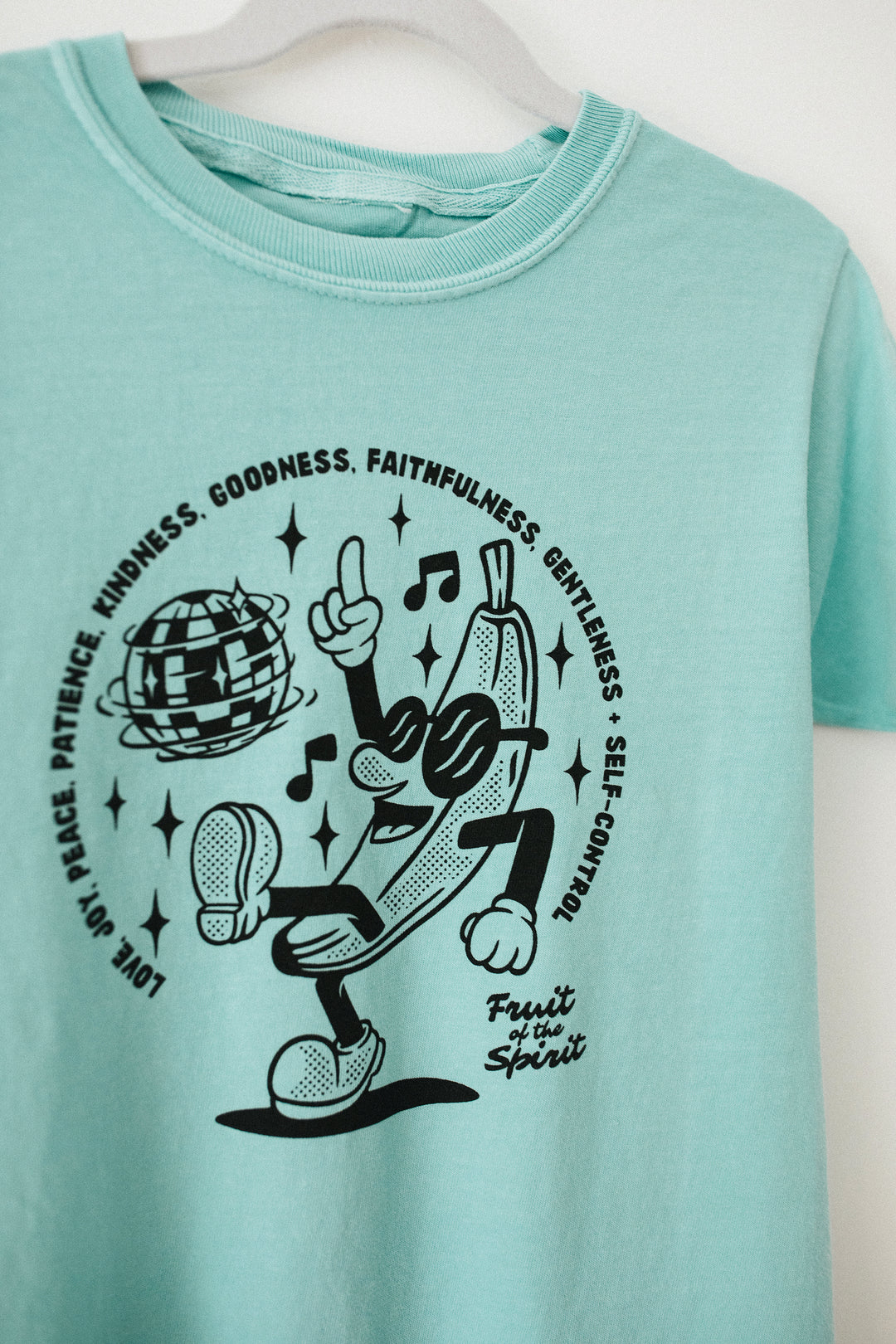 Fruit of the Spirit Mint Vintage Washed Youth Tee