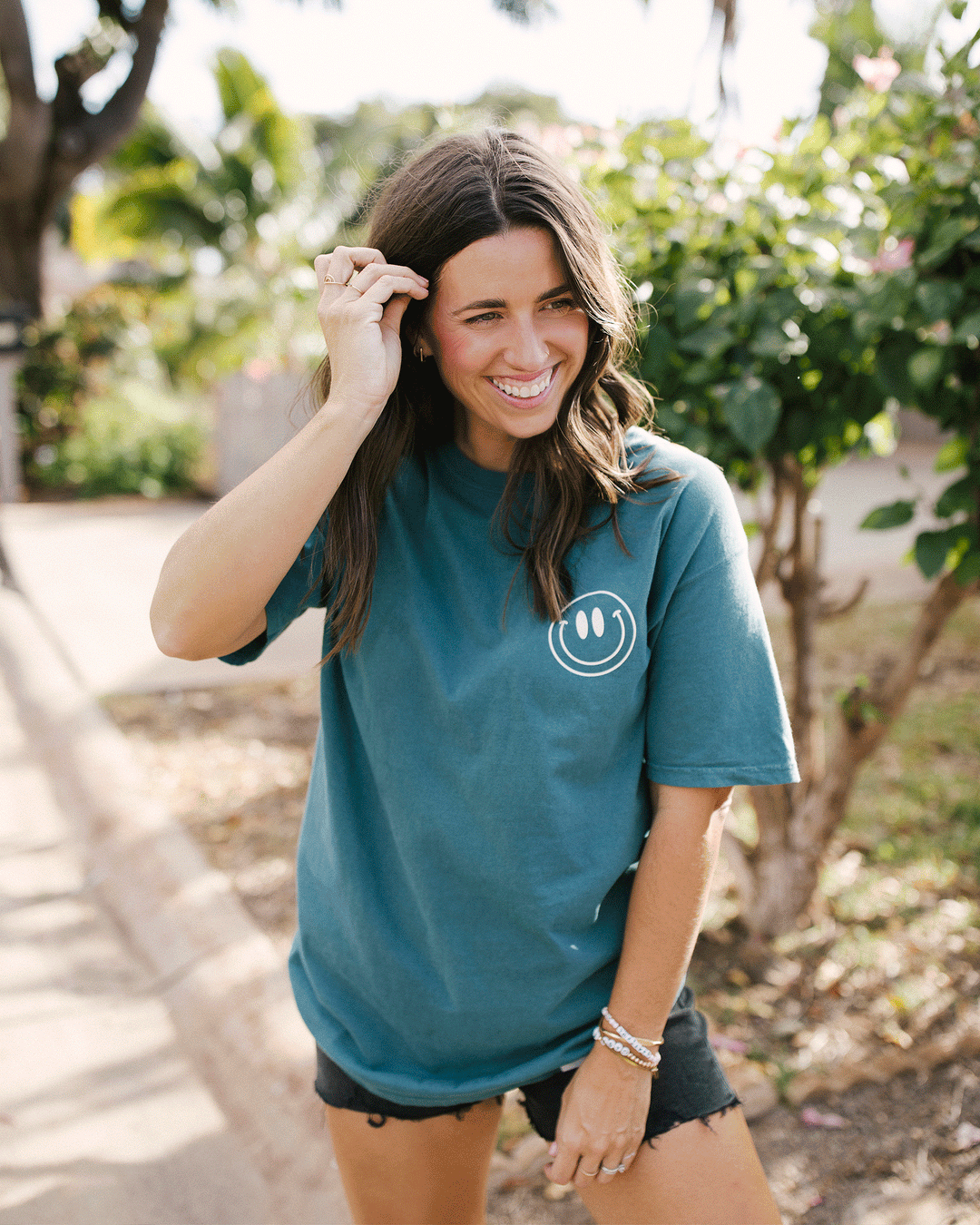 Hey! You Are Loved Cactus Vintage Washed Tee
