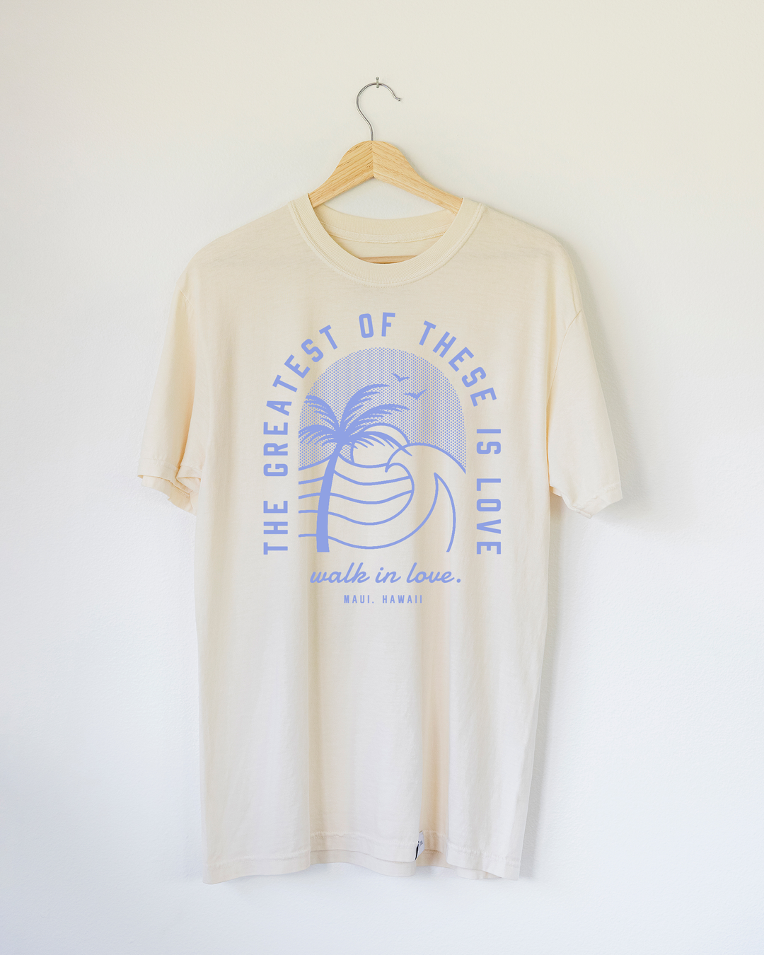 Maui Fundraiser Ivory Vintage Washed Tee