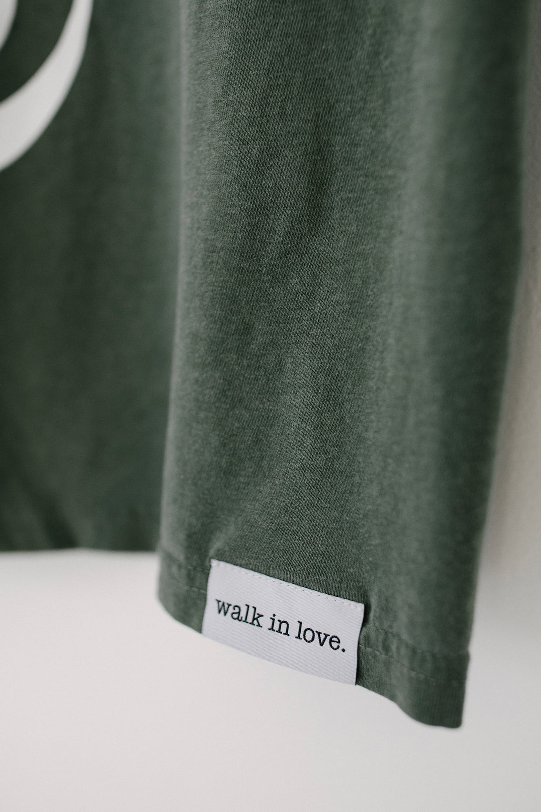 Okay I Love You Bye Moss Vintage Washed Tee