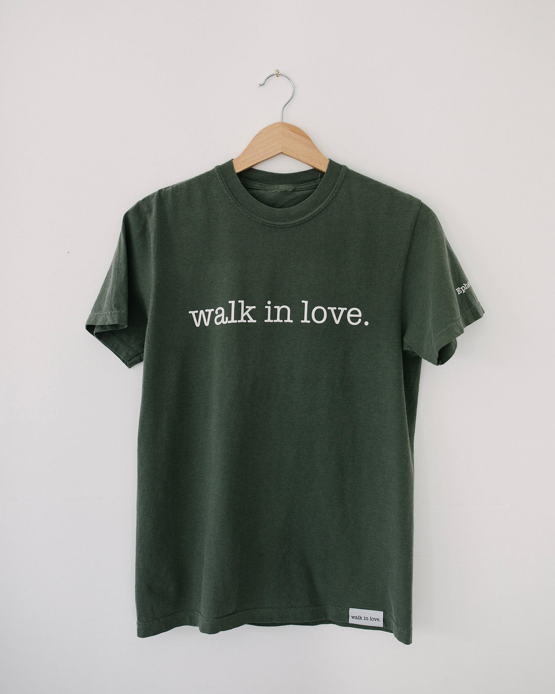 The Final Original Vintage Washed Moss Tee