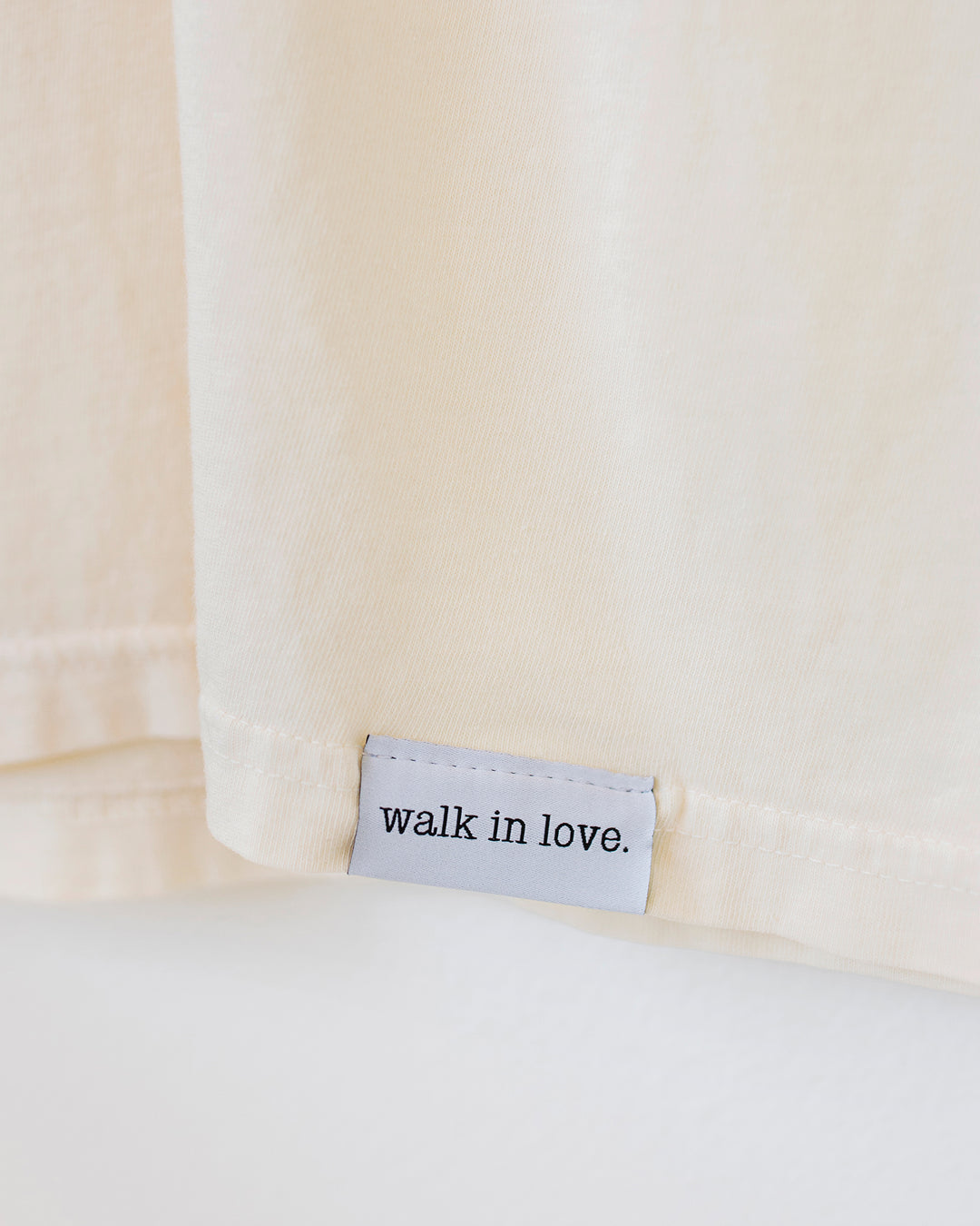 Let Grace Abound Ivory Vintage Washed Tee