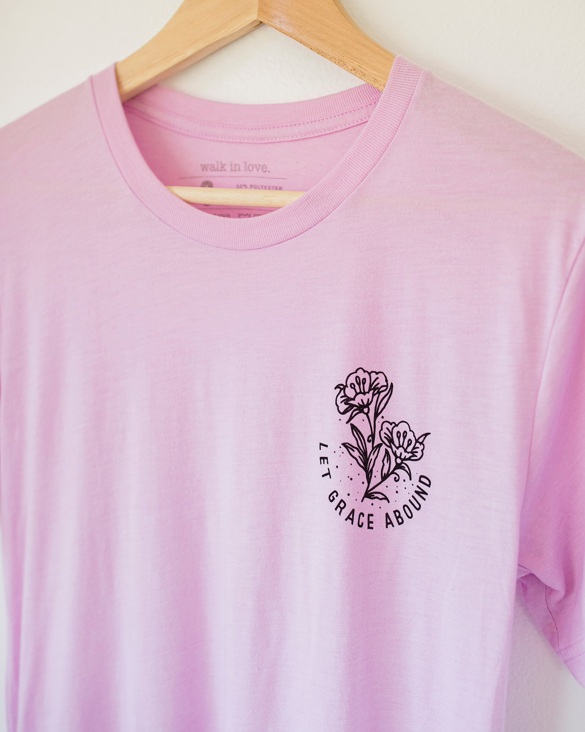 Let Grace Abound Lilac Tee