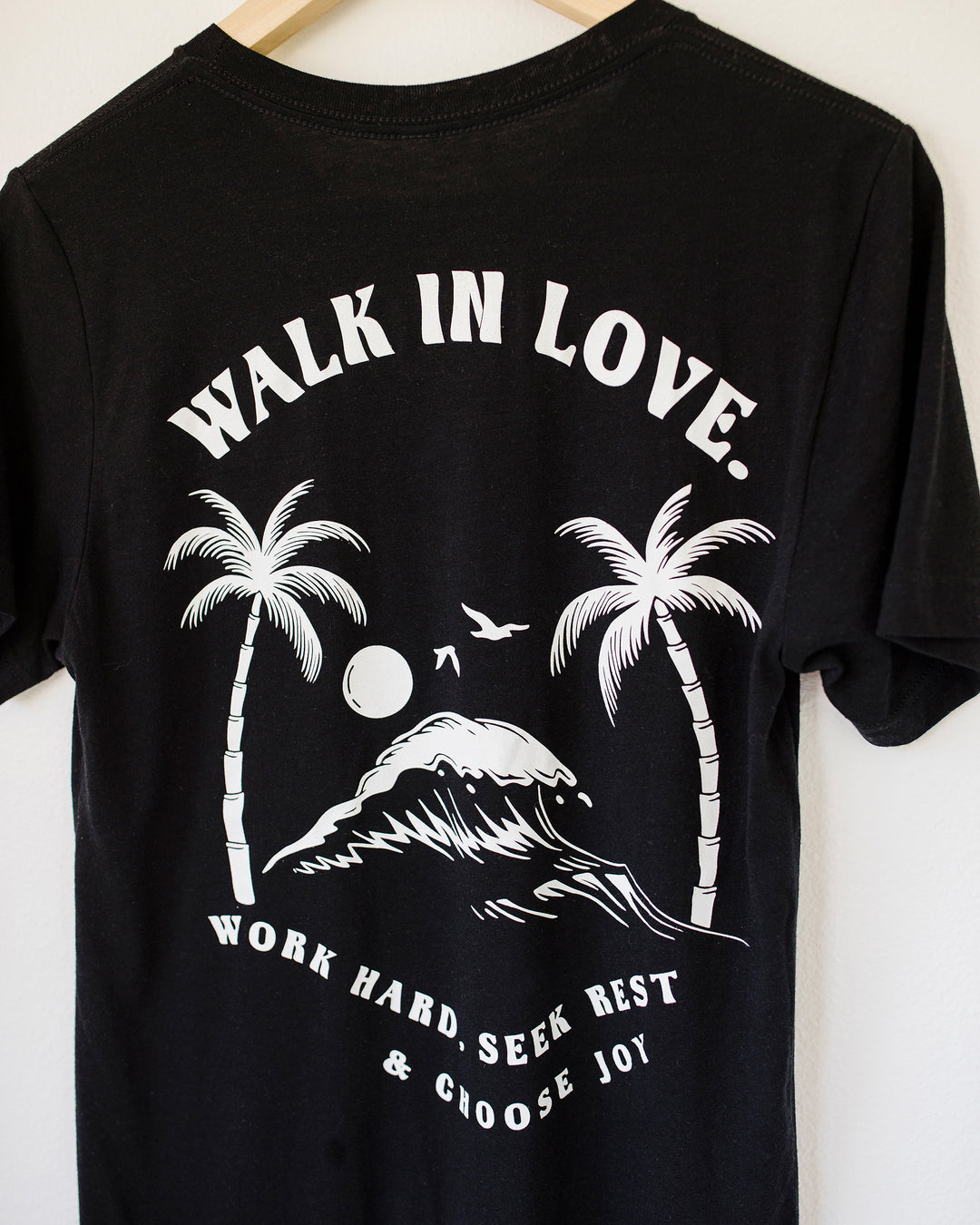 Family Motto Black Tee