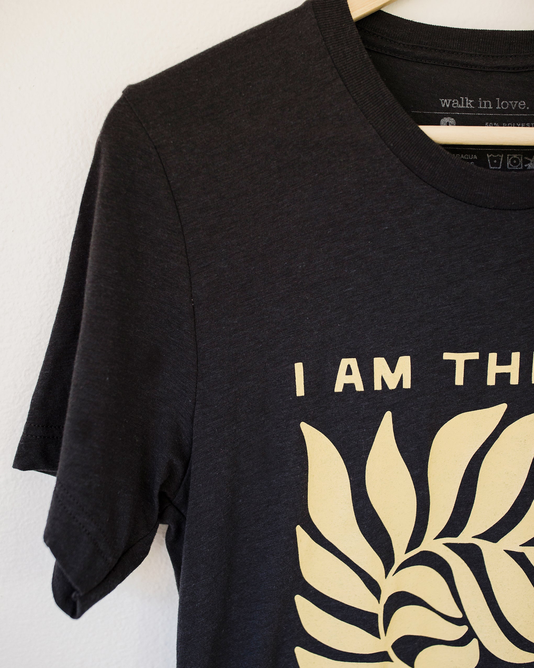 I Am The Vine Dark Gray Tee