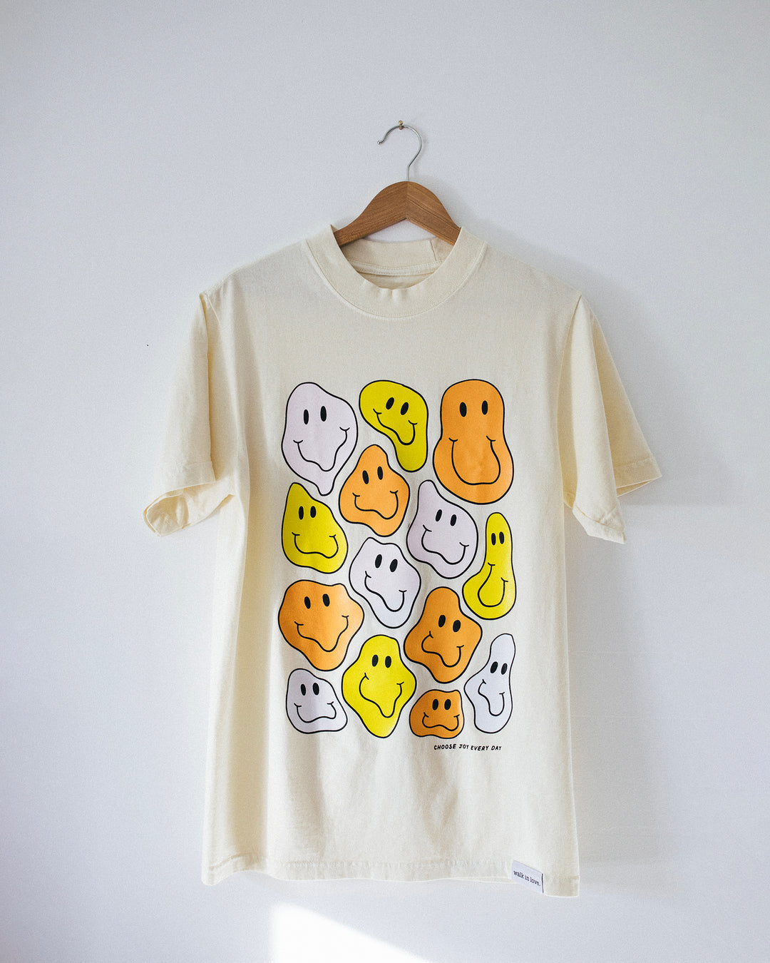 Choose Joy Everyday Heavyweight Cream Tee