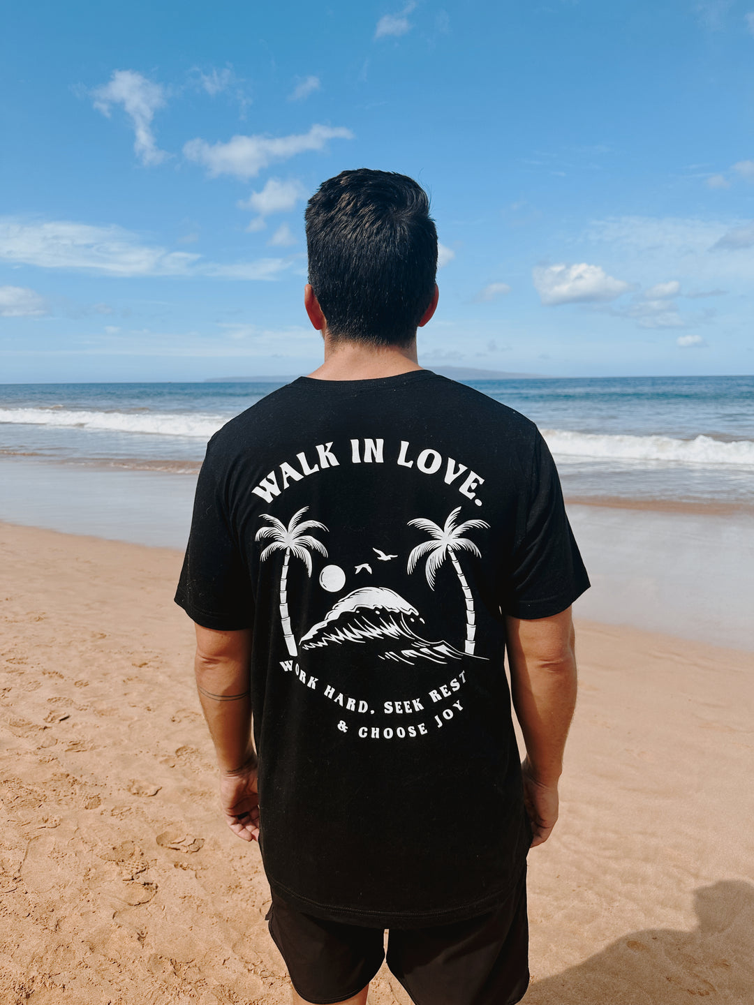 Family Motto Black Tee