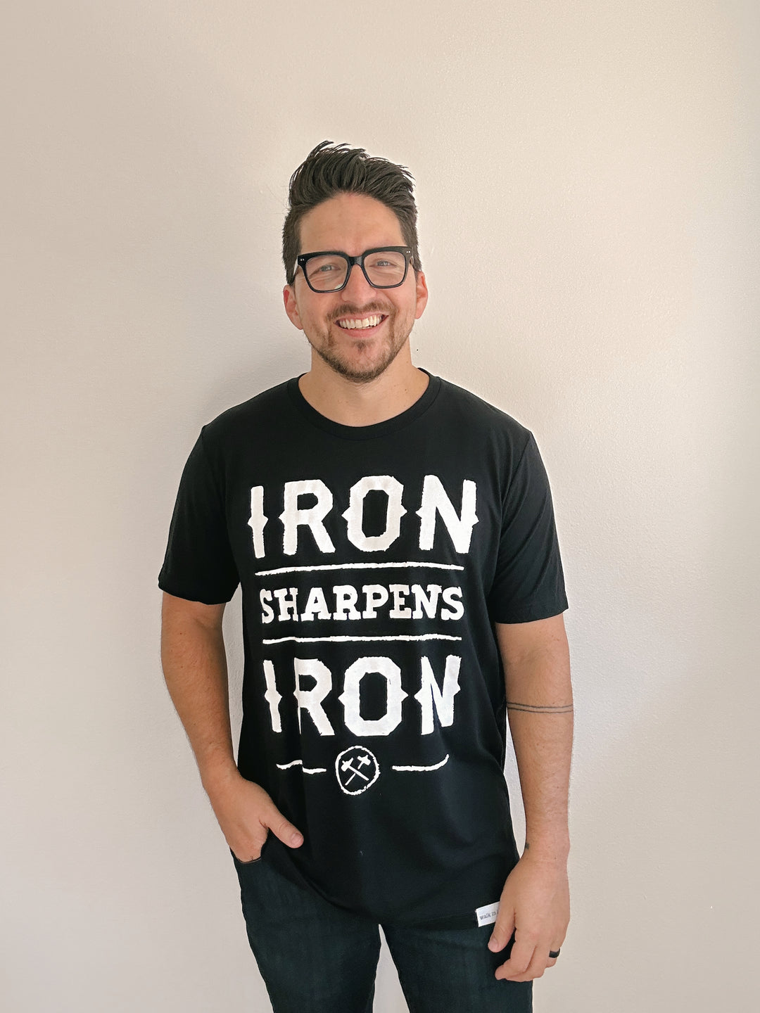 Iron Sharpens Iron Black Tee