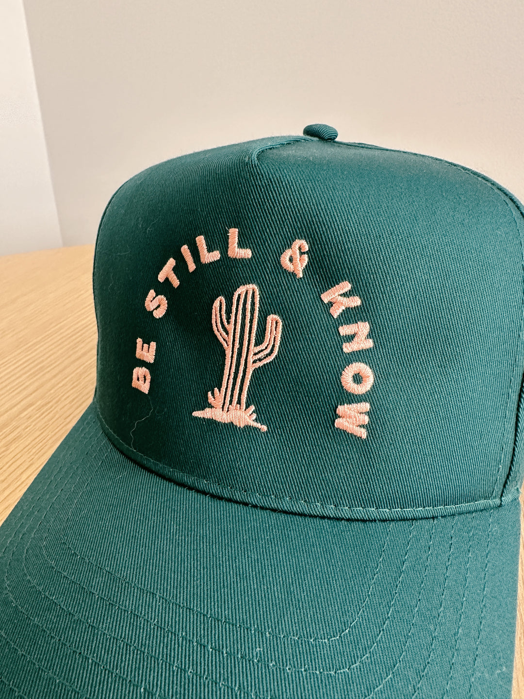 Be Still and Know Green Hat