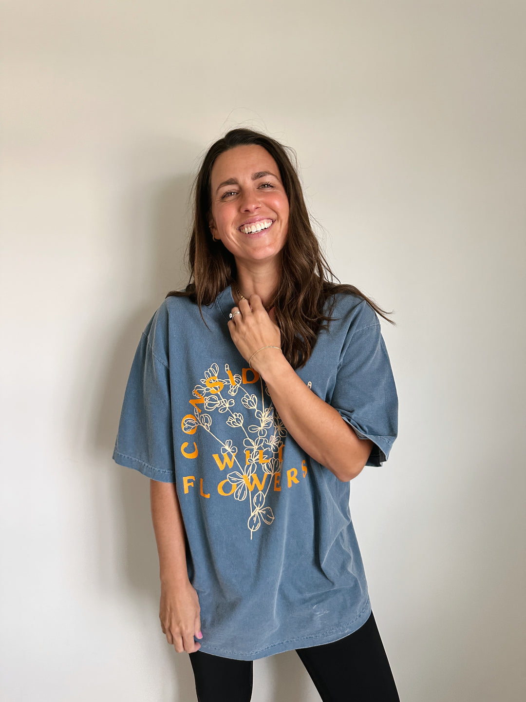 Choose Joy Everyday Heavyweight Cream Tee