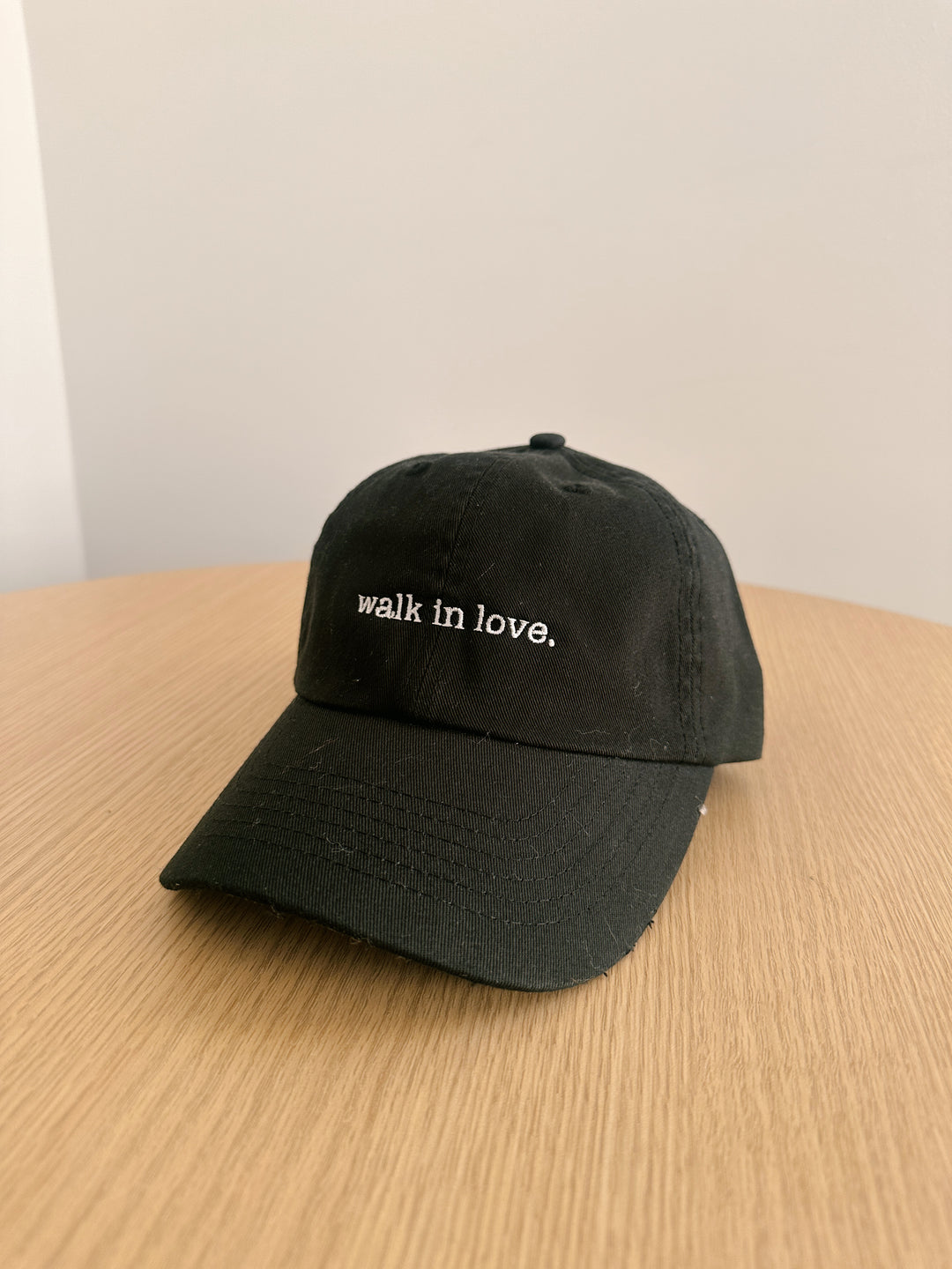 walk in love. Original Black Dad Hat