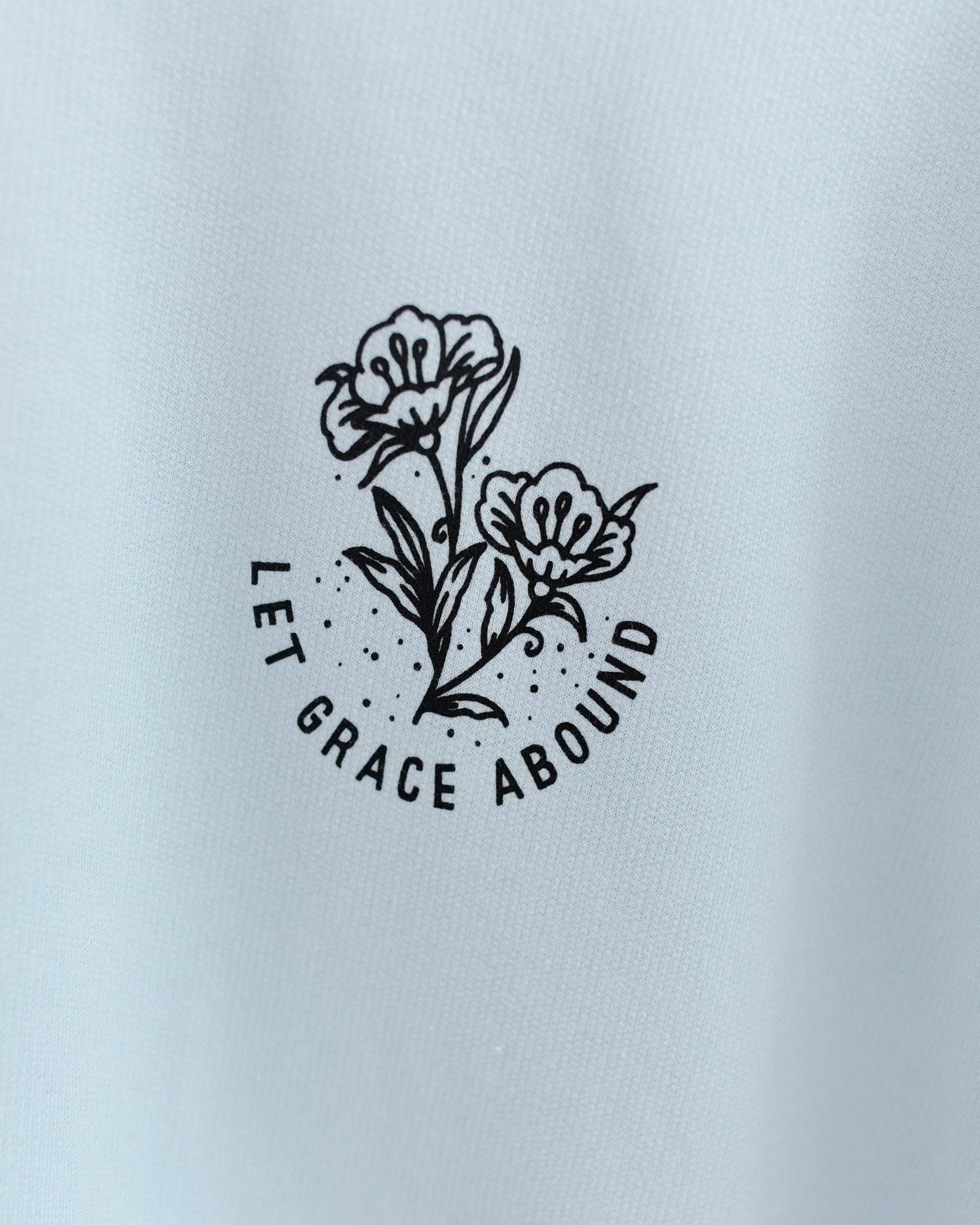 Let Grace Abound Hydrangea Sweatshirt