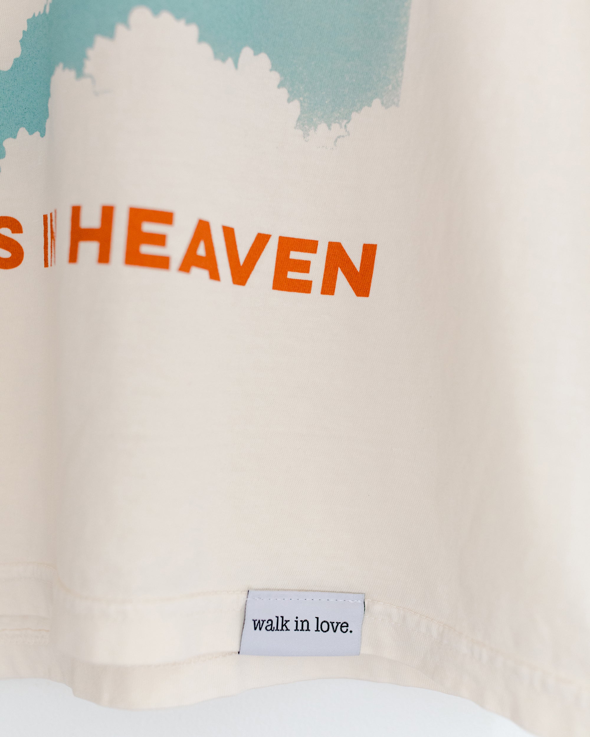 On Earth As It Is In Heaven Vintage Washed Ivory Tee