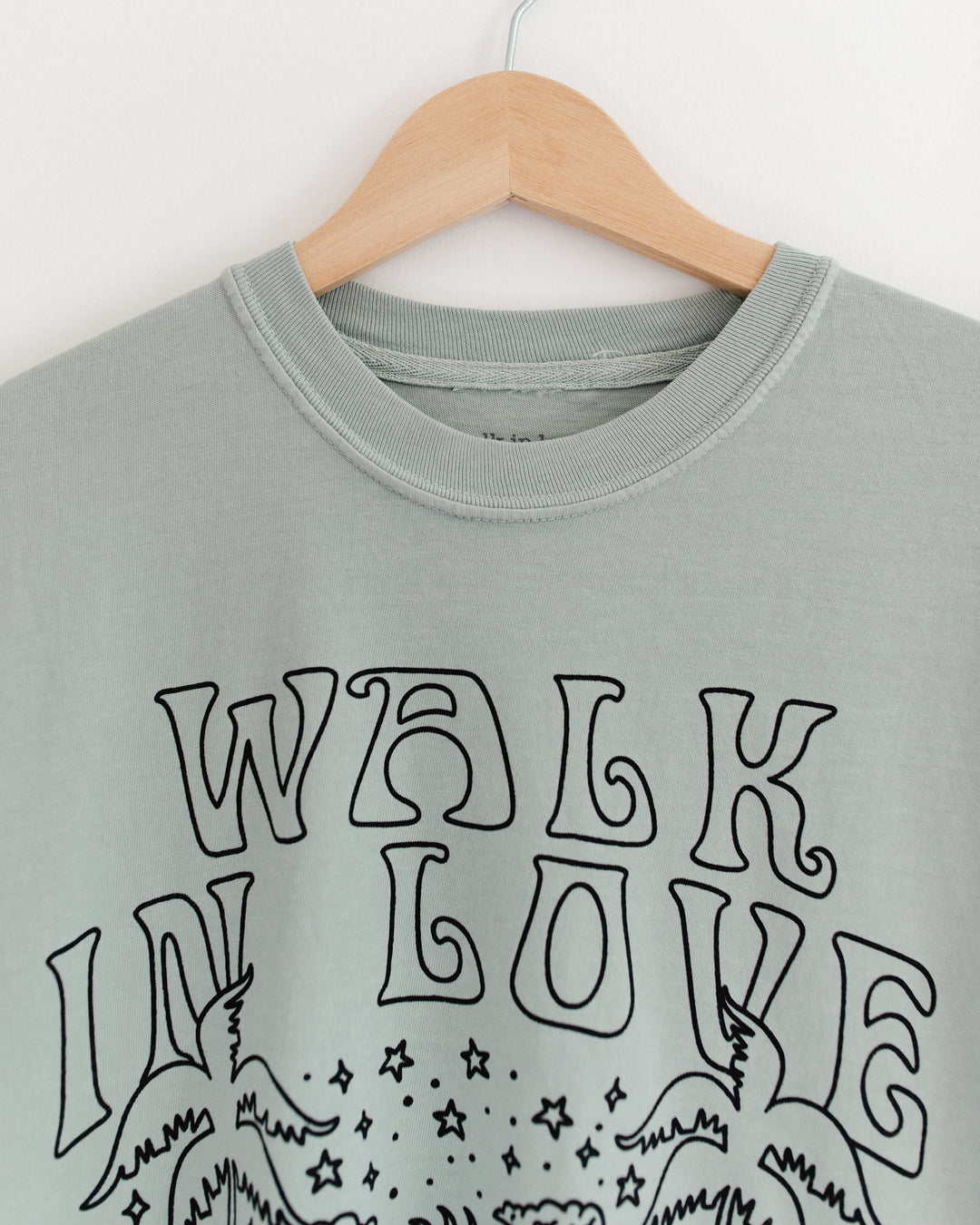 walk in love. Island Vibes Vintage Washed Bay Tee