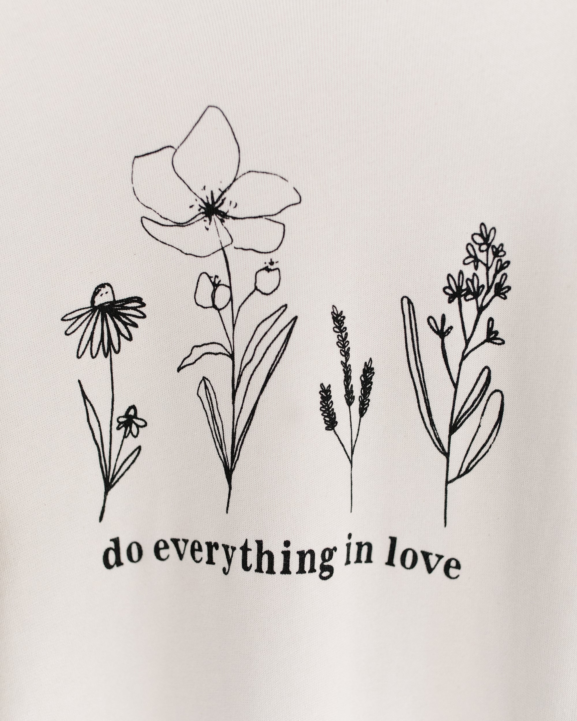 Do Everything in Love Heather Dust Sweatshirt